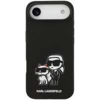 Karl Lagerfeld K&CH Sketch silikonový kryt s MagSafe pro iPhone Air - černý