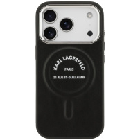 Karl Lagerfeld RSG Logo kryt s MagSafe pro iPhone 17 Pro - černý