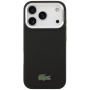 Lacoste Iconic Petit Pique Camera Stand kryt s MagSafe pro iPhone 17 Pro Max - černý