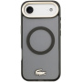 Lacoste Frosted Finish Gold Logo kryt s MagSafe pro iPhone Air - šedý