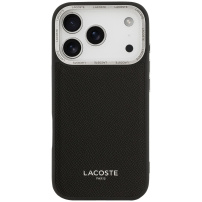 Lacoste Champs Elysees kryt s MagSafe pro iPhone 17 Pro - černý