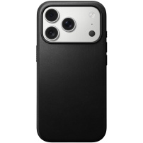Nomad Modern Leather kožený kryt s MagSafe pro iPhone 17 Pro Max - černý