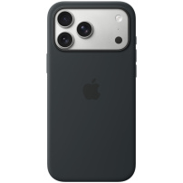 Originální Apple silikonový kryt s MagSafe pro iPhone 17 Pro Max - černý