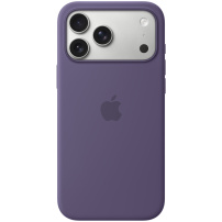 Originální Apple silikonový kryt s MagSafe pro iPhone 17 Pro Max - mlžně fialový