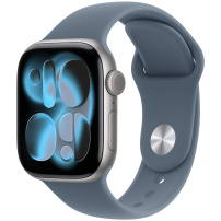 Originální Apple sportovní řemínek pro Apple Watch 42mm / 41mm / 40mm / 38mm - S/M - ocelově modrý