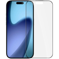 Rurihai matné tvrzené 2.5D sklo s černým rámečkem pro iPhone 17
