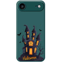 Ochranný kryt s halloweenským vzorem pro iPhone Air - petrolejový