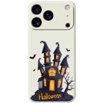 Ochranný kryt s halloweenským vzorem pro iPhone 17 Pro Max - béžový