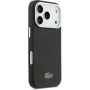 Lacoste Iconic Petit Pique Metal Logo kryt s MagSafe pro iPhone 17 Pro - černý