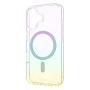 FIXED MagRainbow transparentní kryt s MagSafe pro iPhone 17 - duhový