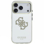 Guess Mirror 4G Glitter Logo zrcadlový kryt s MagSafe pro iPhone 17 Pro Max - zlatý