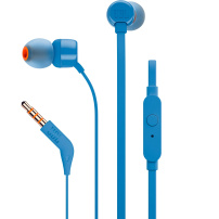 JBL T110 sluchátka s konektorem 3,5 mm jack - modrá