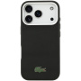 Lacoste Iconic Petit Pique Metal Logo kryt s MagSafe pro iPhone 17 Pro - černý