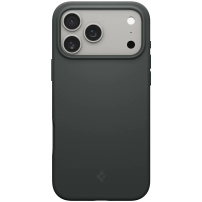 Spigen Silicone Fit silikonový kryt s MagSafe pro iPhone 17 Pro Max - tmavě zelený