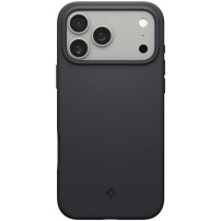 Spigen Silicone Fit silikonový kryt s MagSafe pro iPhone 17 Pro Max - černý