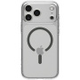 Spigen Ultra Hybrid transparentní kryt s šedým MagSafe pro iPhone 17 Pro - čirý