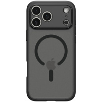 Spigen Ultra Hybrid matný transparentní kryt s MagSafe pro iPhone 17 Pro - černý