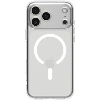 Spigen Ultra Hybrid matný transparentní kryt s bílým MagSafe pro iPhone 17 Pro - čirý