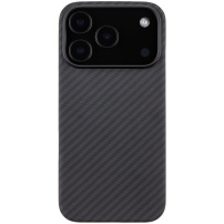 Tactical Aramid kryt se vzorem karbonových vláken a MagSafe pro iPhone 17 Pro - tmavě šedý