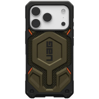 UAG Monarch Pro Kevlar extrémně odolný kryt s MagSafe pro iPhone 17 Pro - olivový