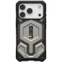 UAG Monarch Pro Titanium extrémně odolný kryt s MagSafe pro iPhone 17 Pro - šedý