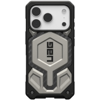 UAG Monarch Pro Titanium extrémně odolný kryt s MagSafe pro iPhone 17 Pro Max - šedý