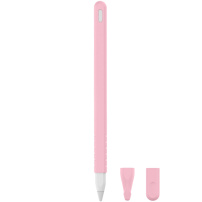 3v1 silikonový obal pro Apple Pencil 2. generace / Pro - růžový
