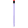 AhaStyle silikonový obal ve stylu tužky s gumou pro Apple Pencil 2. generace / Pro - fialový