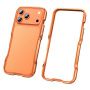 Luphie ochranný kovový rámeček pro iPhone 17 Pro - oranžový