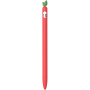 Ochranný silikonový obal s lístečky pro Apple Pencil 1. generace - červený