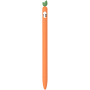 Ochranný silikonový obal s lístečky pro Apple Pencil 1. generace - oranžový