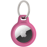 BELKIN Secure obal s klíčenkou pro AirTag 1 / 2 - růžový