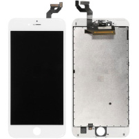 Refurbished Original LCD displej s dotykovým sklem a rámečkem pro iPhone 6S Plus - bílý