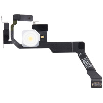 Flex kabel s bleskem a mikrofonem pro iPhone 14 Pro Max - stříbrný