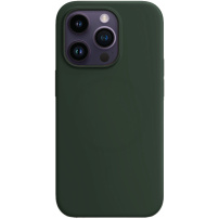 Silikonový kryt s MagSafe pro iPhone 14 Pro Max - tmavě zelený
