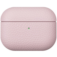 Ochranný kožený obal pro AirPods Pro 3 - růžový