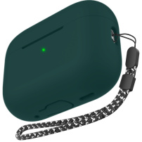 AhaStyle silikonový obal s poutkem pro AirPods Pro 3 - petrolejový