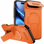 Kryt s posuvnou krytkou kamery, výklopným stojánkem a MagSafe pro iPhone Air - oranžový