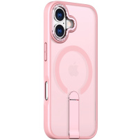 Kryt s výklopným stojánkem a MagSafe pro iPhone 17 - růžový