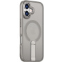Kryt s výklopným stojánkem a MagSafe pro iPhone 17 - šedý