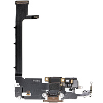 Nabíjecí a audio flex konektor pro iPhone 11 Pro Max - zlatý