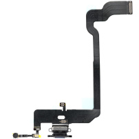 Nabíjecí a audio flex konektor pro iPhone XS - černý