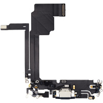 Nabíjecí a audio flex konektor pro iPhone 15 Pro Max - modrý titan