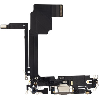 Nabíjecí a audio flex konektor pro iPhone 15 Pro Max - přírodní titan