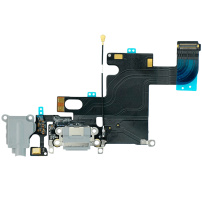Nabíjecí a audio flex konektor pro iPhone 6S - bílý