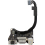Napájecí konektor MagSafe 2 s USB-A a 3,5 mm jack porty pro MacBook Air 11" A1465 (rok 2013 / 2014 / 2015 / 2016) - part 923-0430
