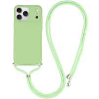 Ochranný kryt se šňůrkou pro iPhone 17 Pro - zelený