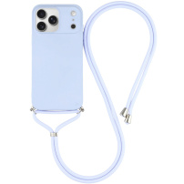 Ochranný kryt se šňůrkou pro iPhone 17 Pro - světle modrý