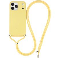 Ochranný kryt se šňůrkou pro iPhone 17 Pro Max - žlutý
