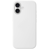 Silikonový kryt s MagSafe pro iPhone 17 - bílý